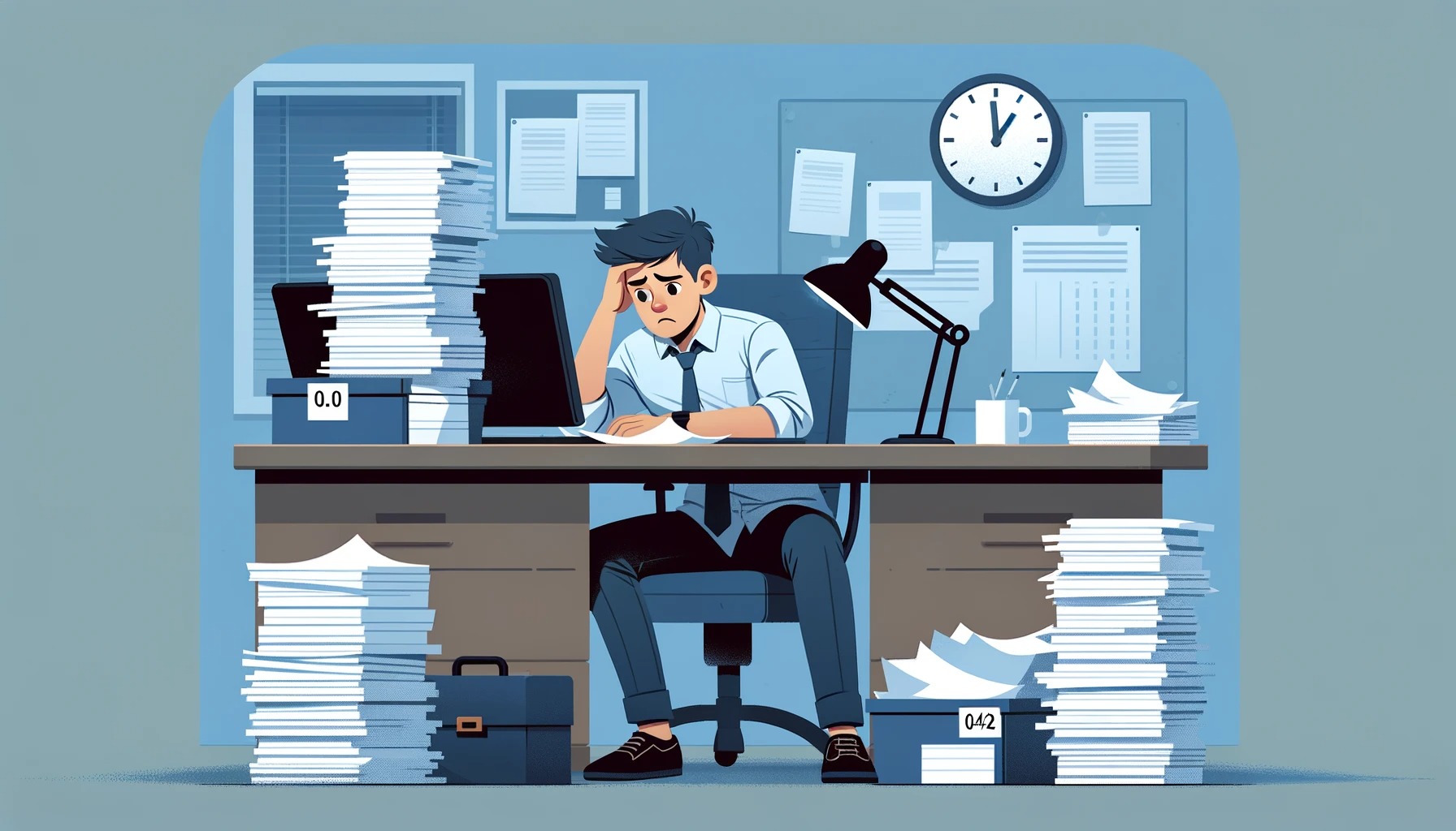 同僚の残業に隠された真実：遅い仕事の背景